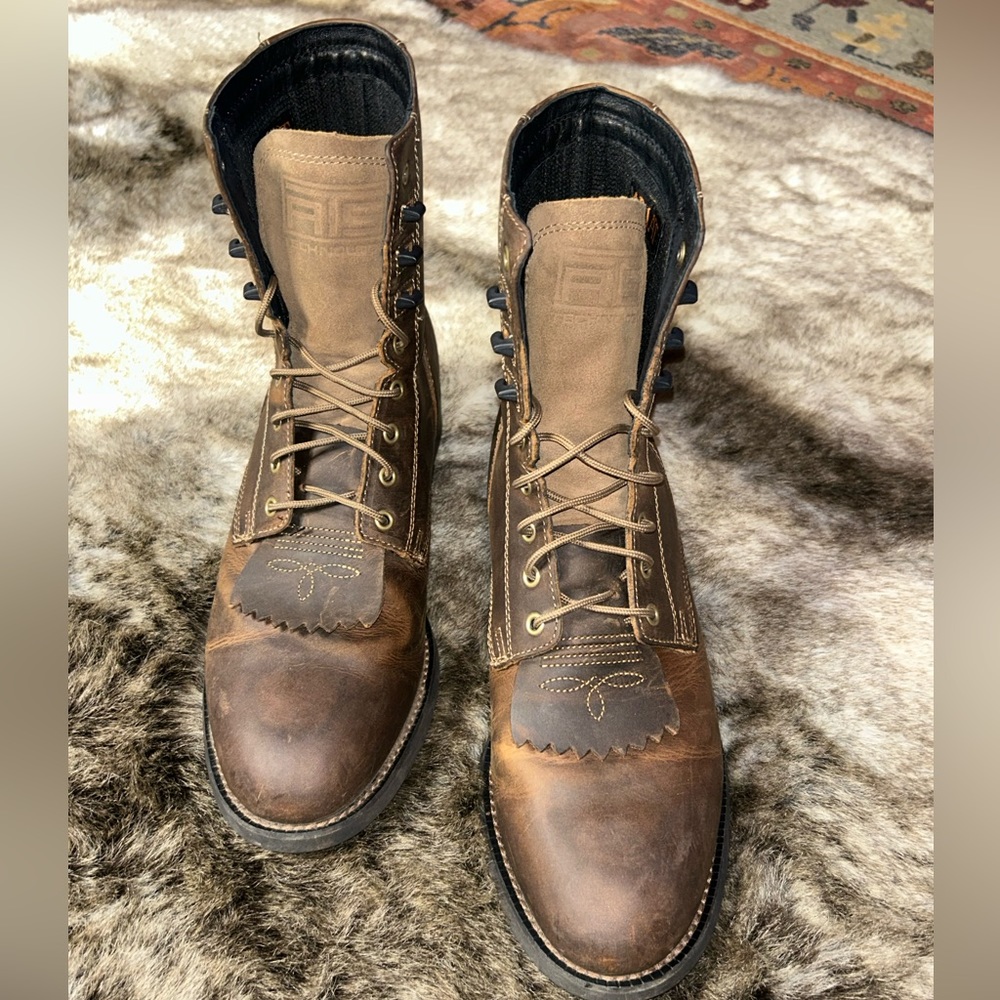 Ariat Brown Western Boots Sz 10 EE